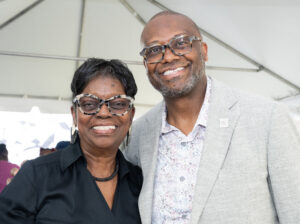 board members Gloria Byrd & Sean Jones